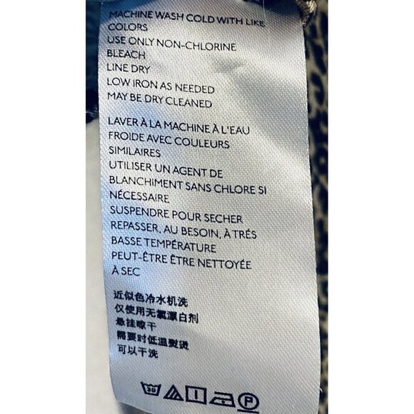 Urban Outfitters UO Top Womens Small Animal Print Cropped Twisted Front Boho - Picture 7 of 8